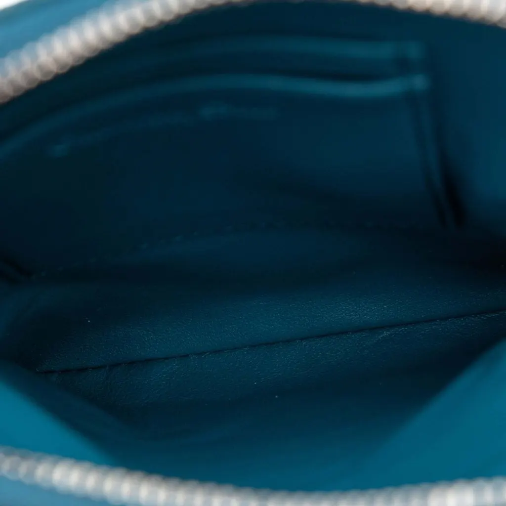 Dior Supple Calfskin Cannage Caro Multifunctional Pouch Blue Leather Very good - Model View