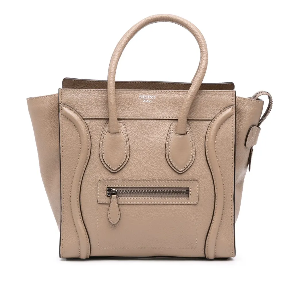 Celine مايكرو جلد لاغيج حقيبة توت