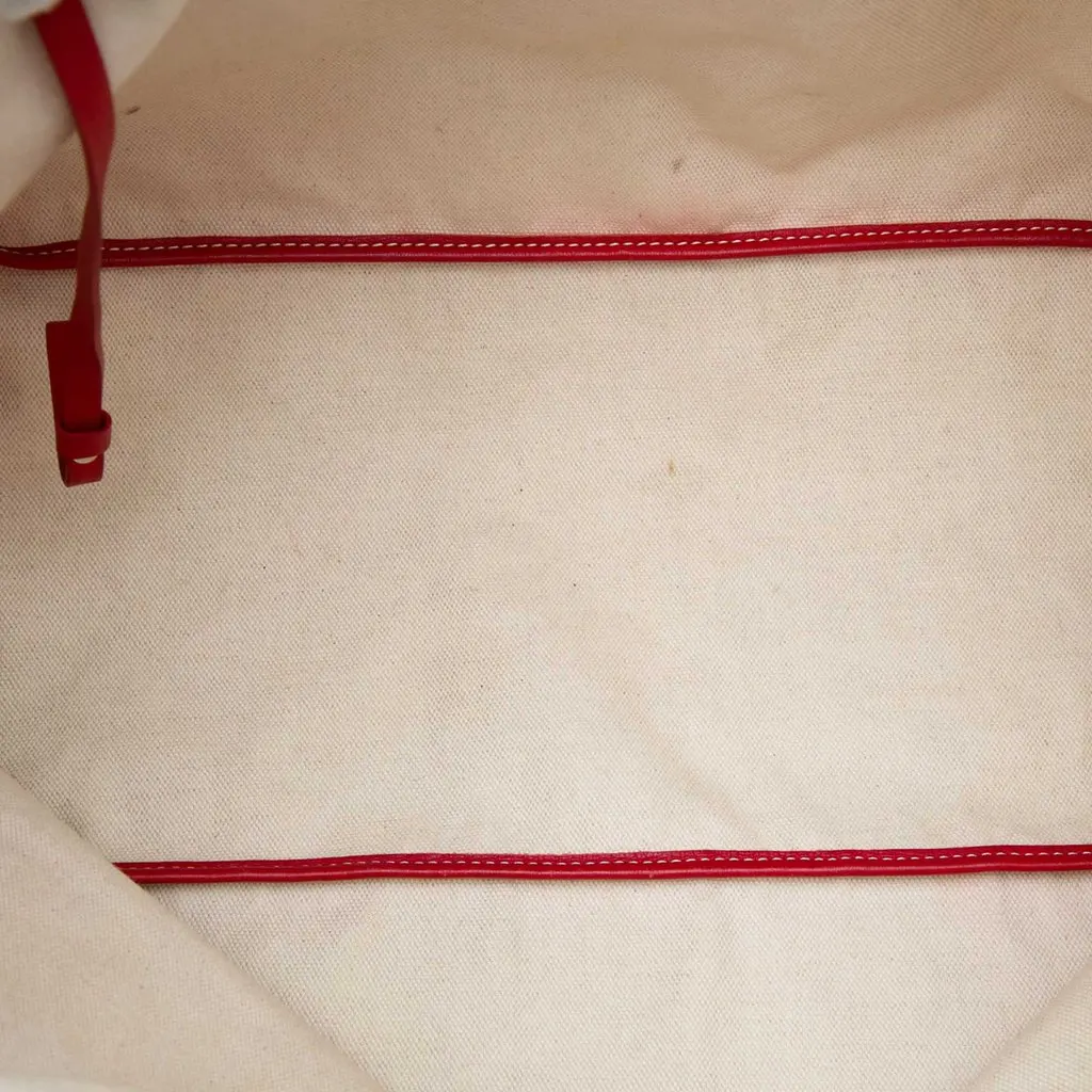 Goyard Goyardine Saint Louis GM Red Canvas Good - Model View