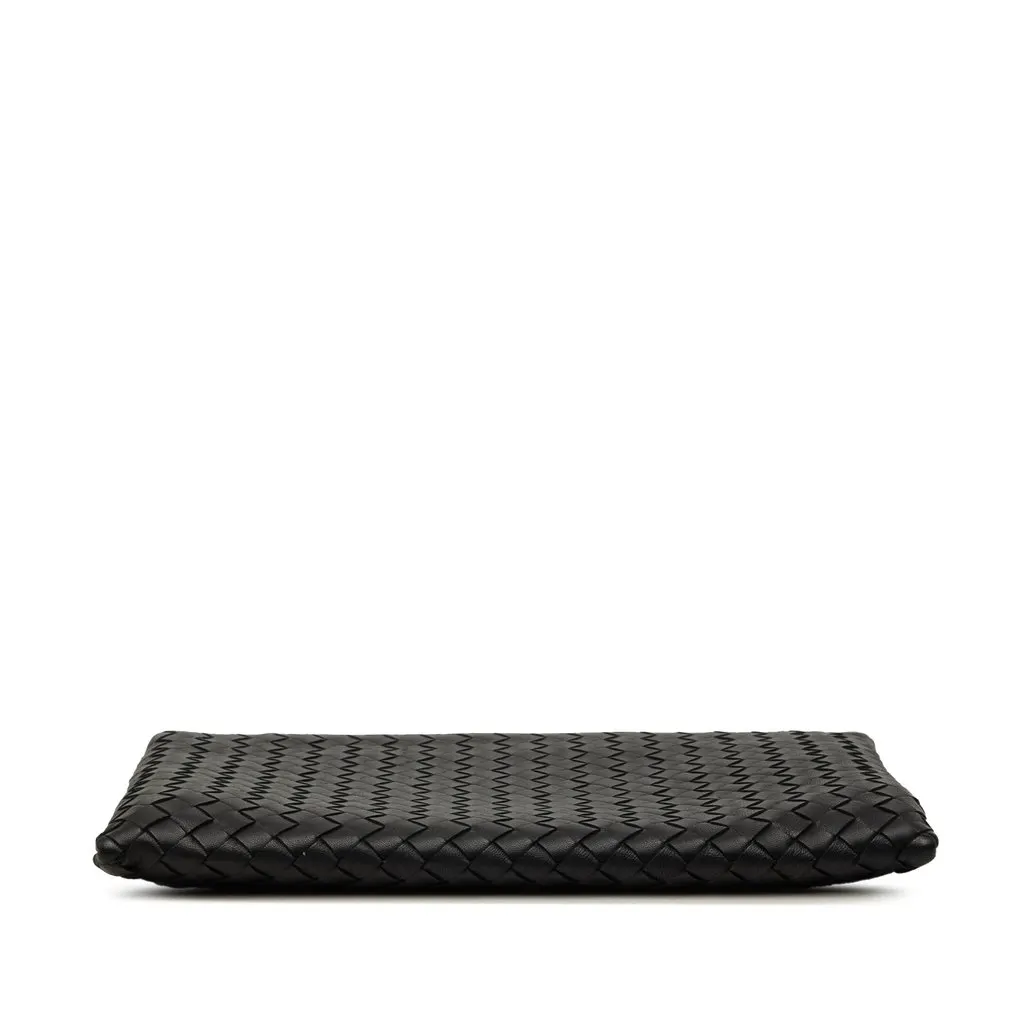 Bottega Veneta Nappa Intrecciato Clutch Black Leather Very good - Inside View
