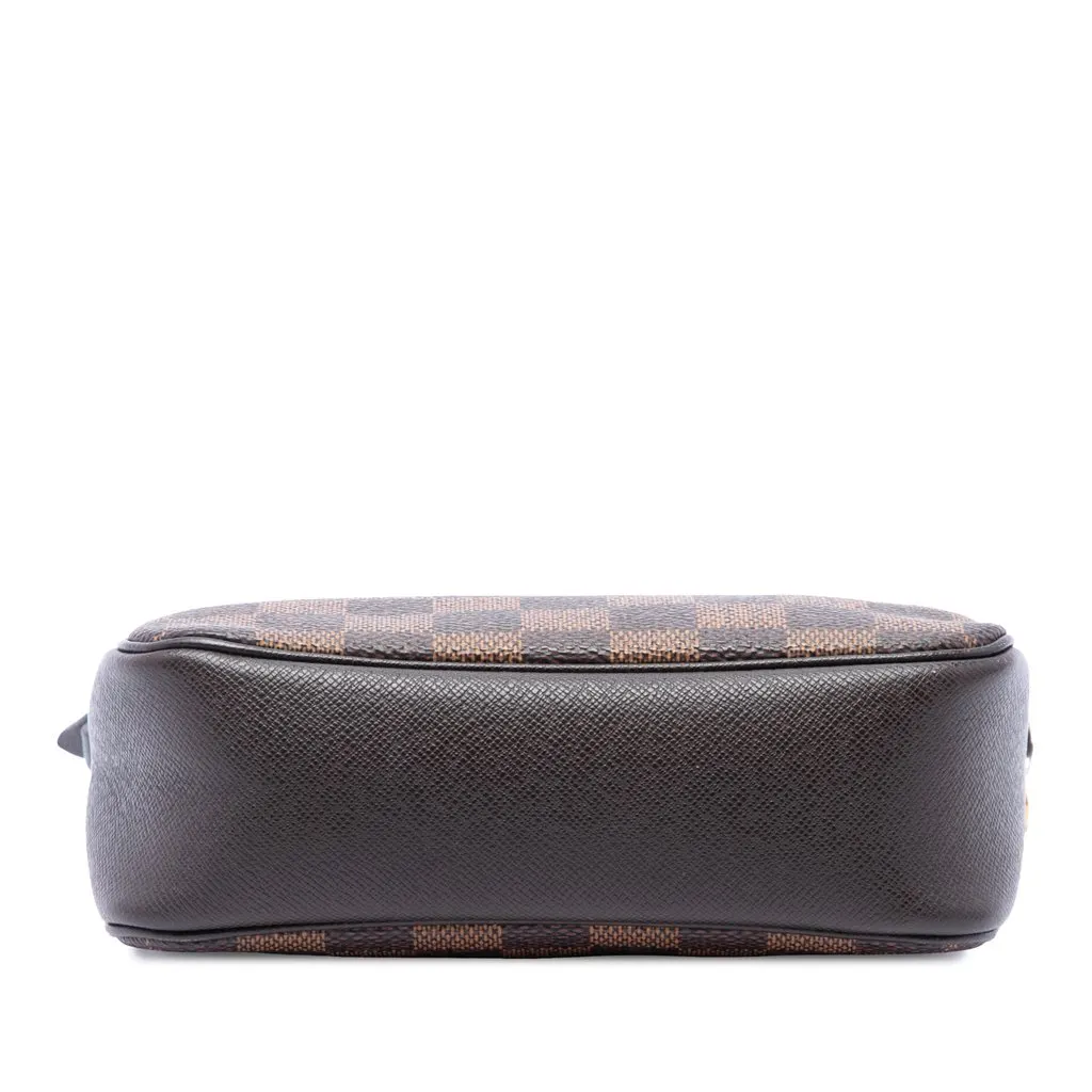 Louis Vuitton Damier Ebene Trousse Pochette Brown Canvas Very good - Inside View