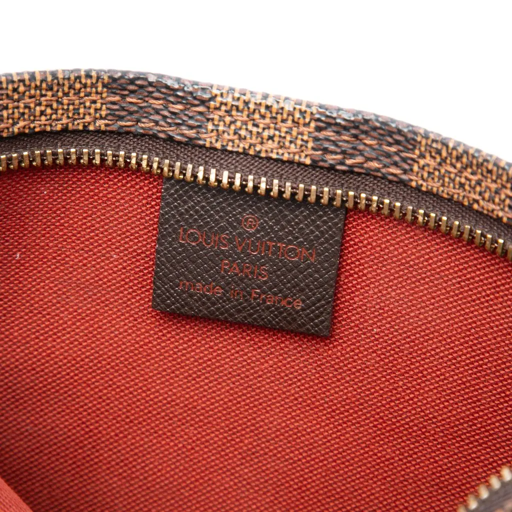 Louis Vuitton Damier Ebene Trousse Pochette Brown Canvas Very good - Box View