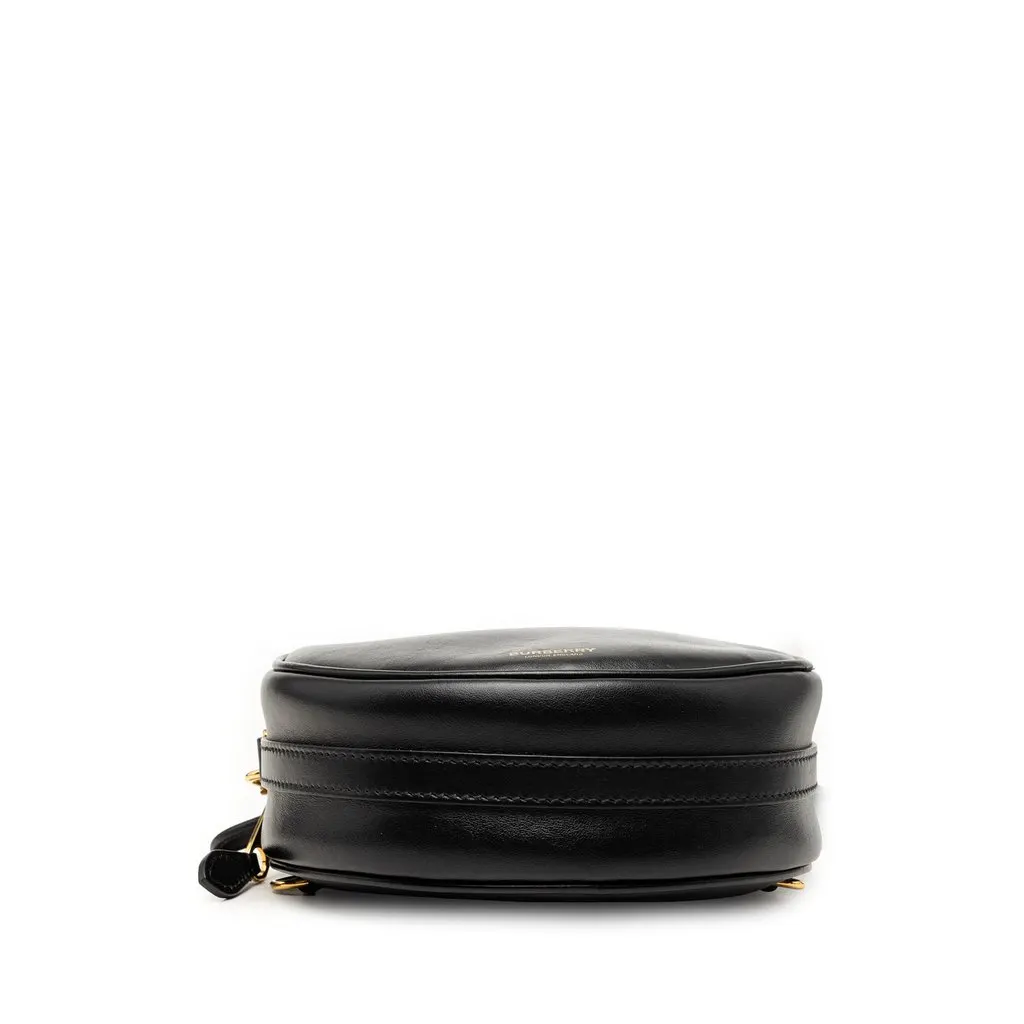 Burberry Calfskin Louise Round Crossbody Black Leather Very good - Inside View