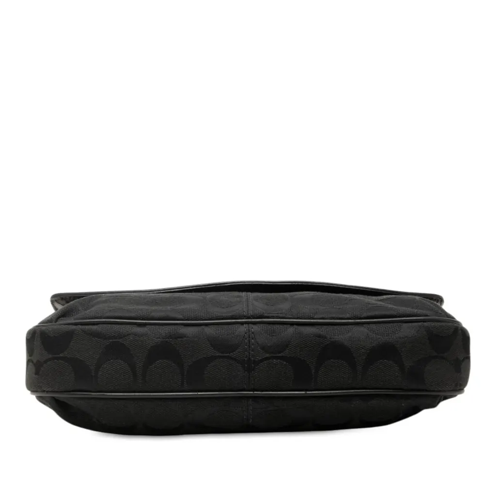 Coach Signature Canvas Chelsea Flap Black Canvas Very good - Inside View