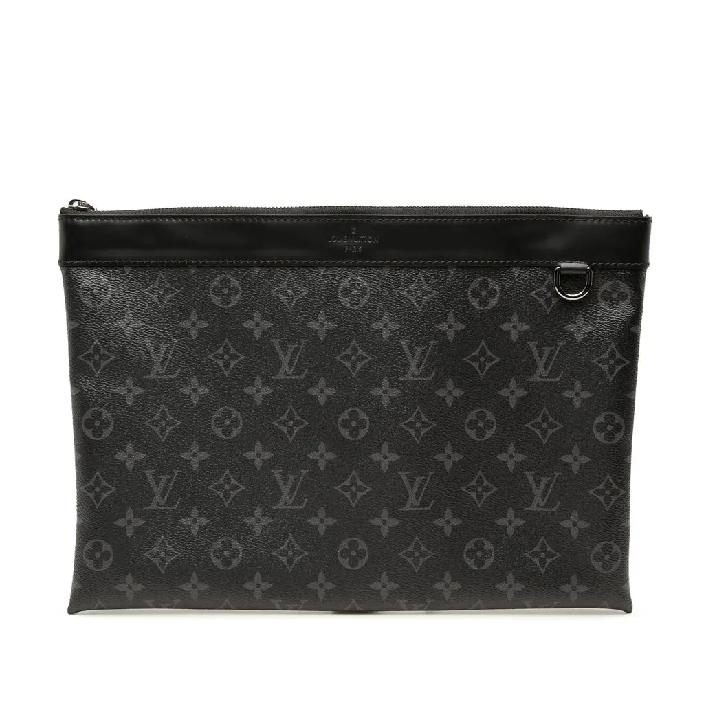 Louis Vuitton Monogram Eclipse Discovery Pochette GM