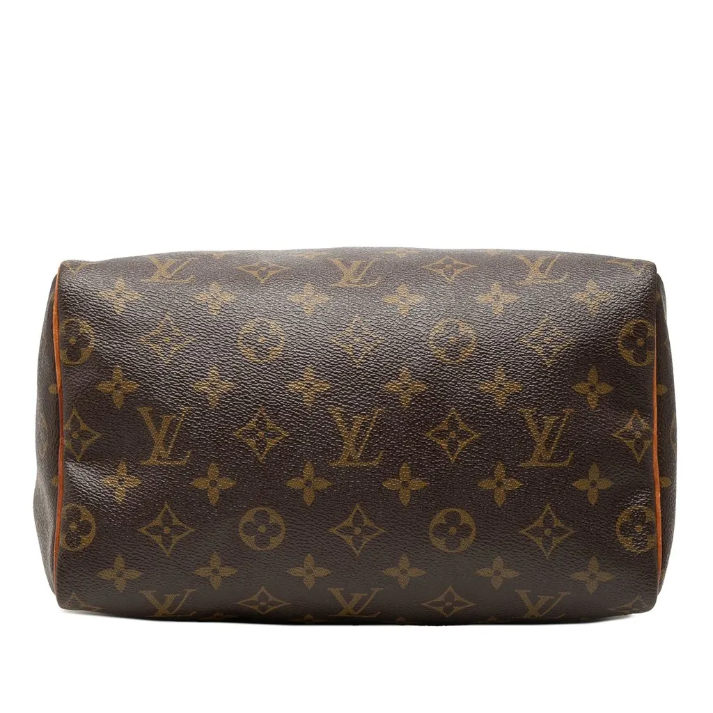 Louis Vuitton Monogram Speedy 25 Brown Good - Inside View