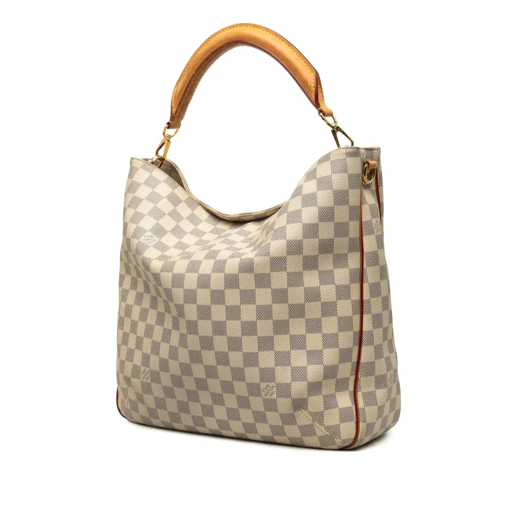 Louis Vuitton Damier Azur Soffi White Very good - Back View