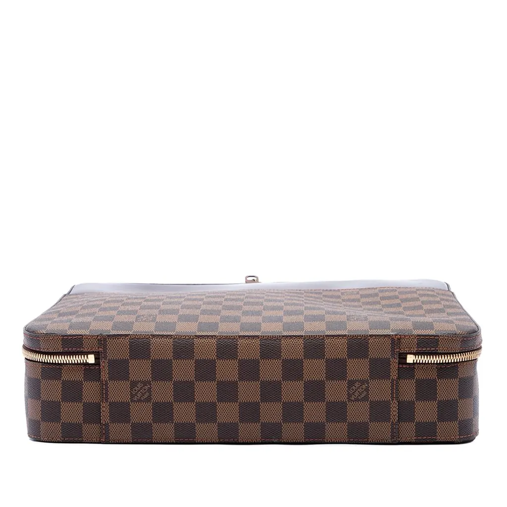 Louis Vuitton Damier Ebene Porte Ordinateur Sabana Brown Very good - Inside View