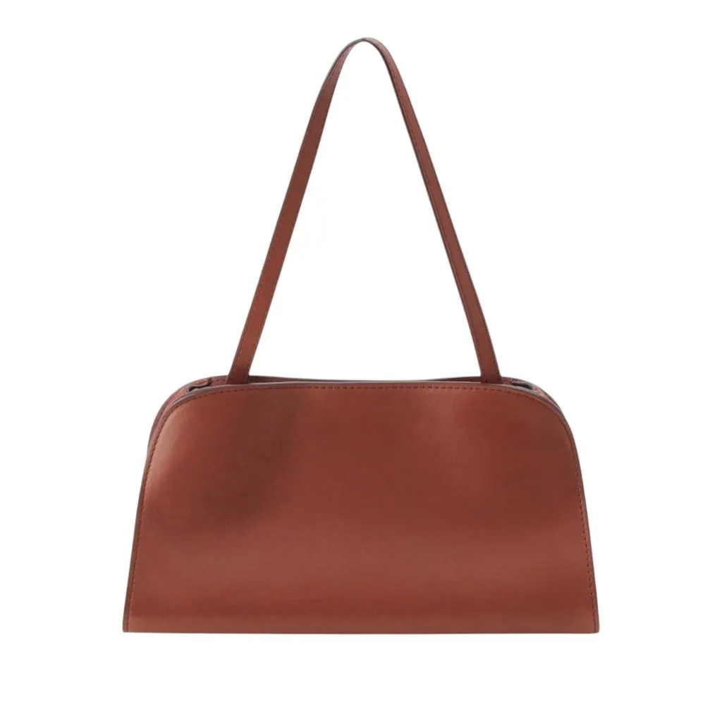 The Row Leather Peggy Convertible Clutch Red Leather Very good - Front View