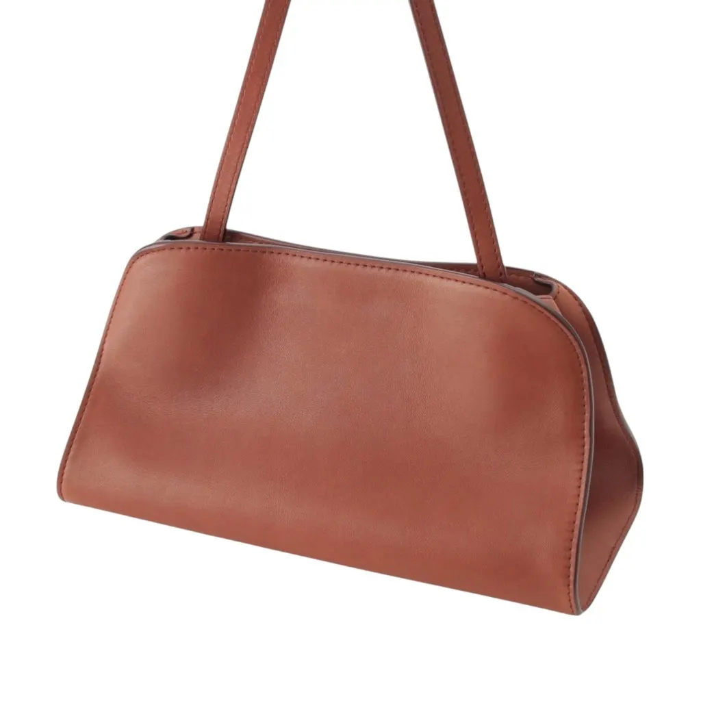 The Row Leather Peggy Convertible Clutch Red Leather Very good - Inside View