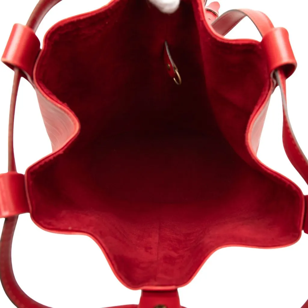 Louis Vuitton Epi Randonnee PM Red Leather Good - Model View