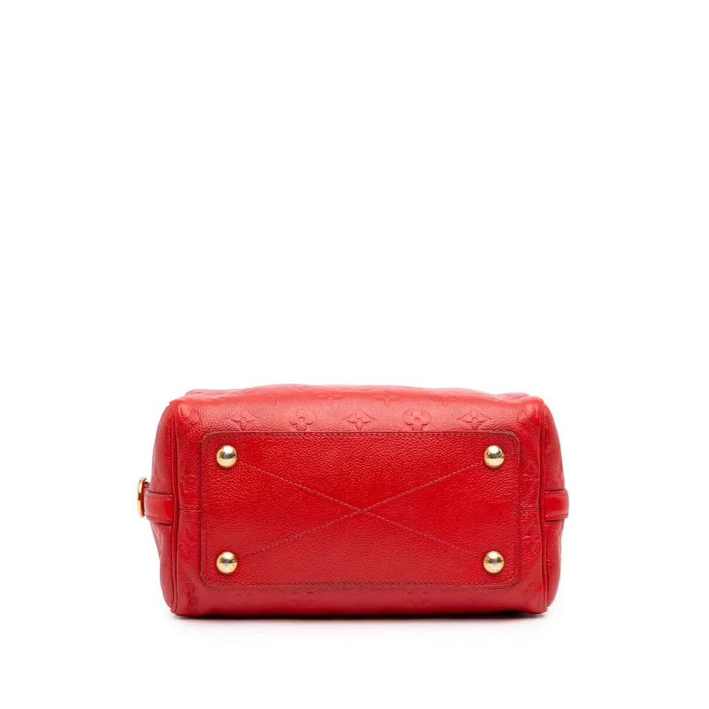Louis Vuitton Monogram Empreinte Speedy Bandouliere 25 Red Leather Good - Inside View