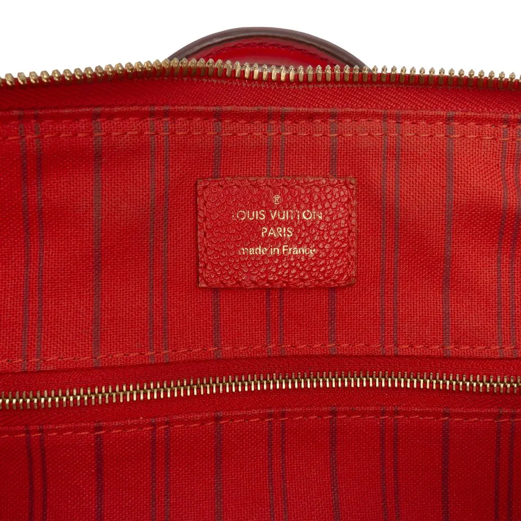 Louis Vuitton Monogram Empreinte Speedy Bandouliere 25 Red Leather Good - Box View