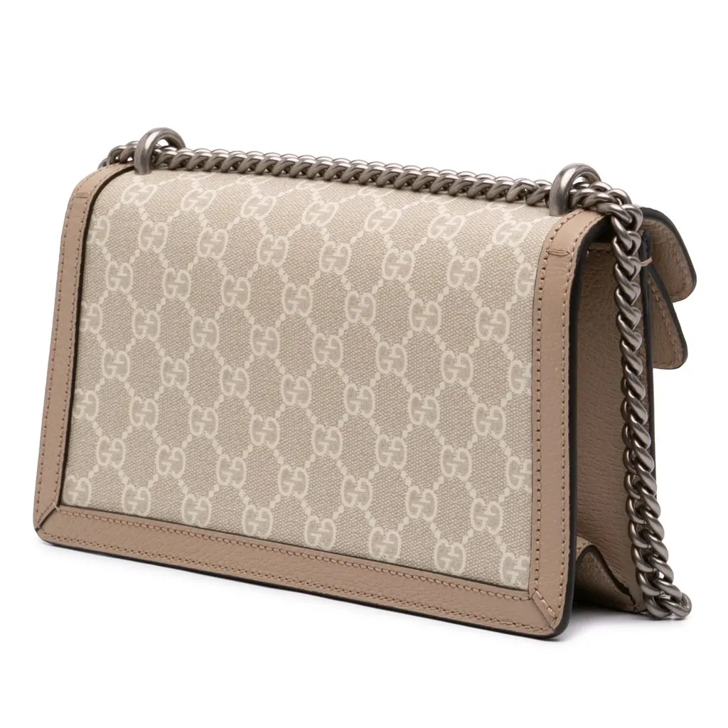 Gucci Medium GG Supreme Dionysus Crossbody Beige Very good - Back View
