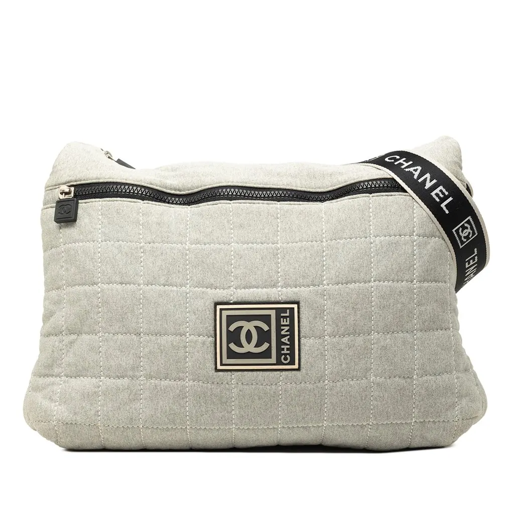 Chanel Chocolate Bar Cotton Sports Line Crossbody MultiColor Very good - Front View