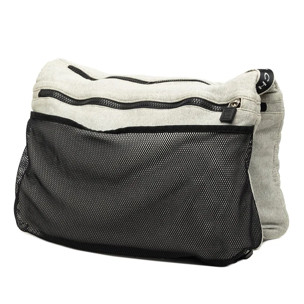 Chanel Chocolate Bar Cotton Sports Line Crossbody MultiColor Very good - Back View