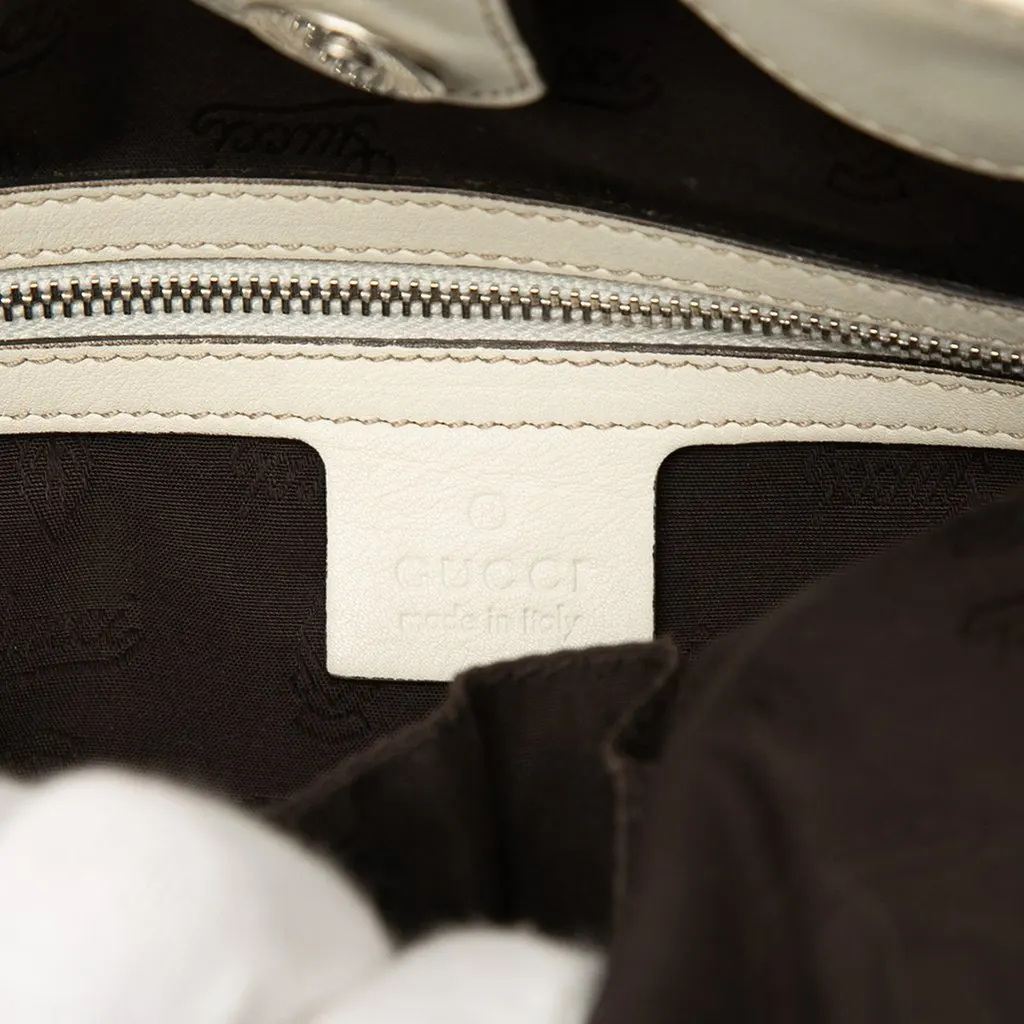Gucci GG Canvas Web Match Ball Tote Beige Canvas Very good - Box View