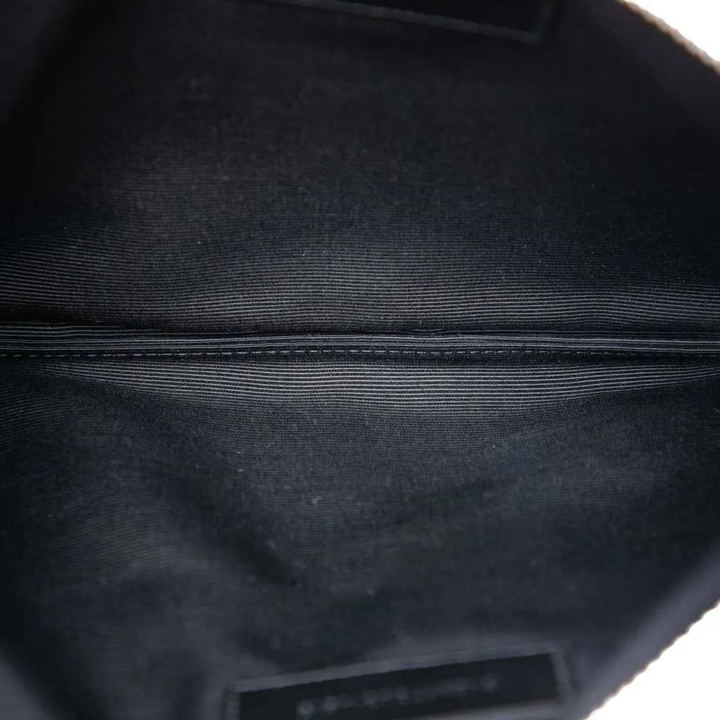 Saint Laurent Leather Star Clutch Silver Leather Very good - Model View