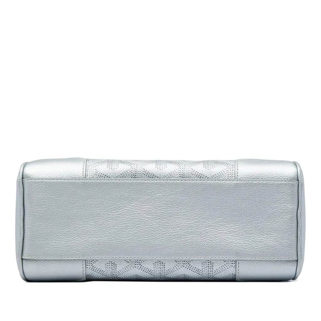 Goyard Mini Goyardine Precious Metals Saigon Souple Silver Canvas Very good - Inside View