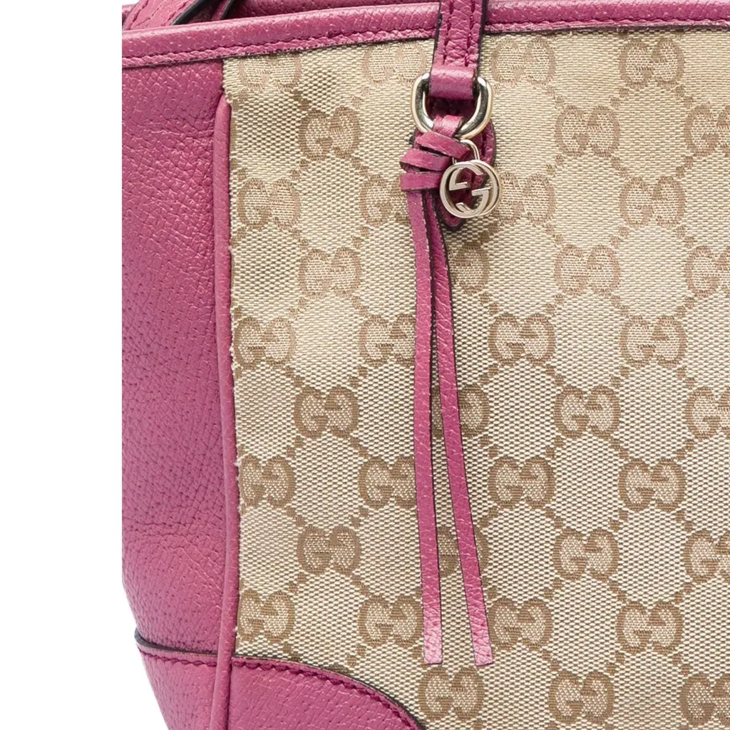 Gucci Small GG Canvas Bree Satchel Beige Very good - Box View
