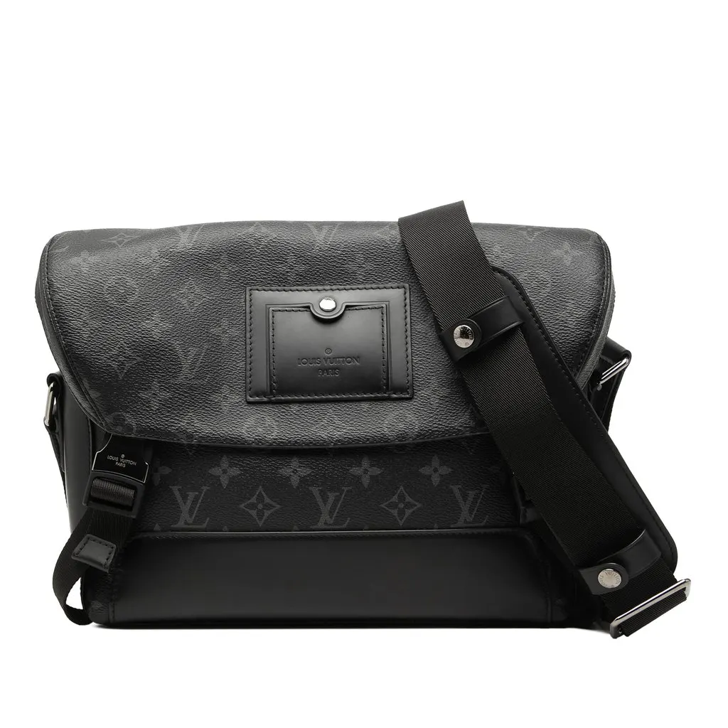 Louis Vuitton Monogram Eclipse Voyager PM Black Very good - Front View