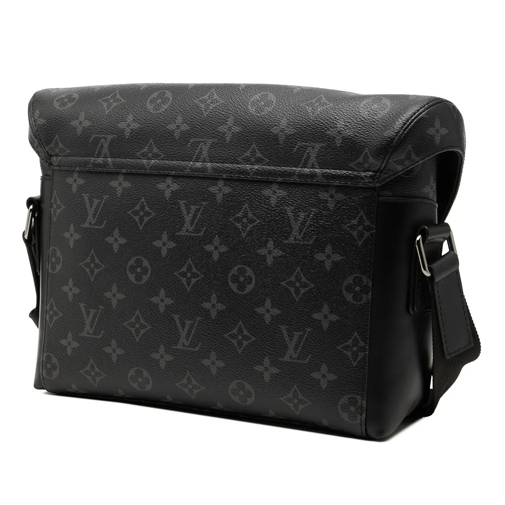 Louis Vuitton Monogram Eclipse Voyager PM Black Very good - Back View