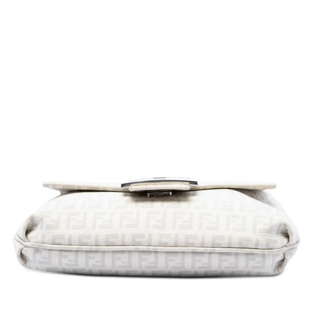 Fendi Zucchino Spalmati Crossbody White Very good - Inside View