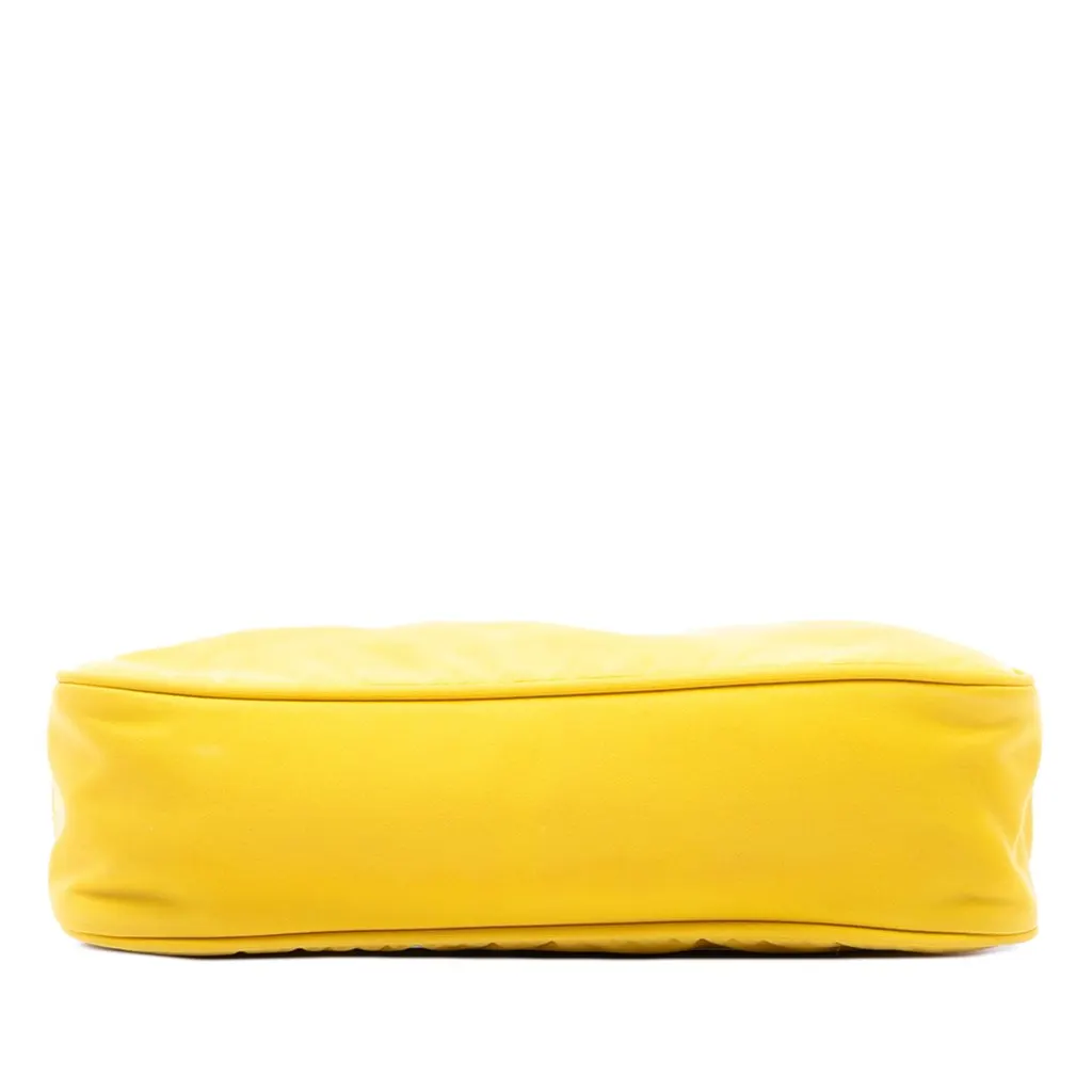 Prada Mini Tessuto Re Edition 2000 Shoulder Bag Yellow Polyamide Very good - Inside View
