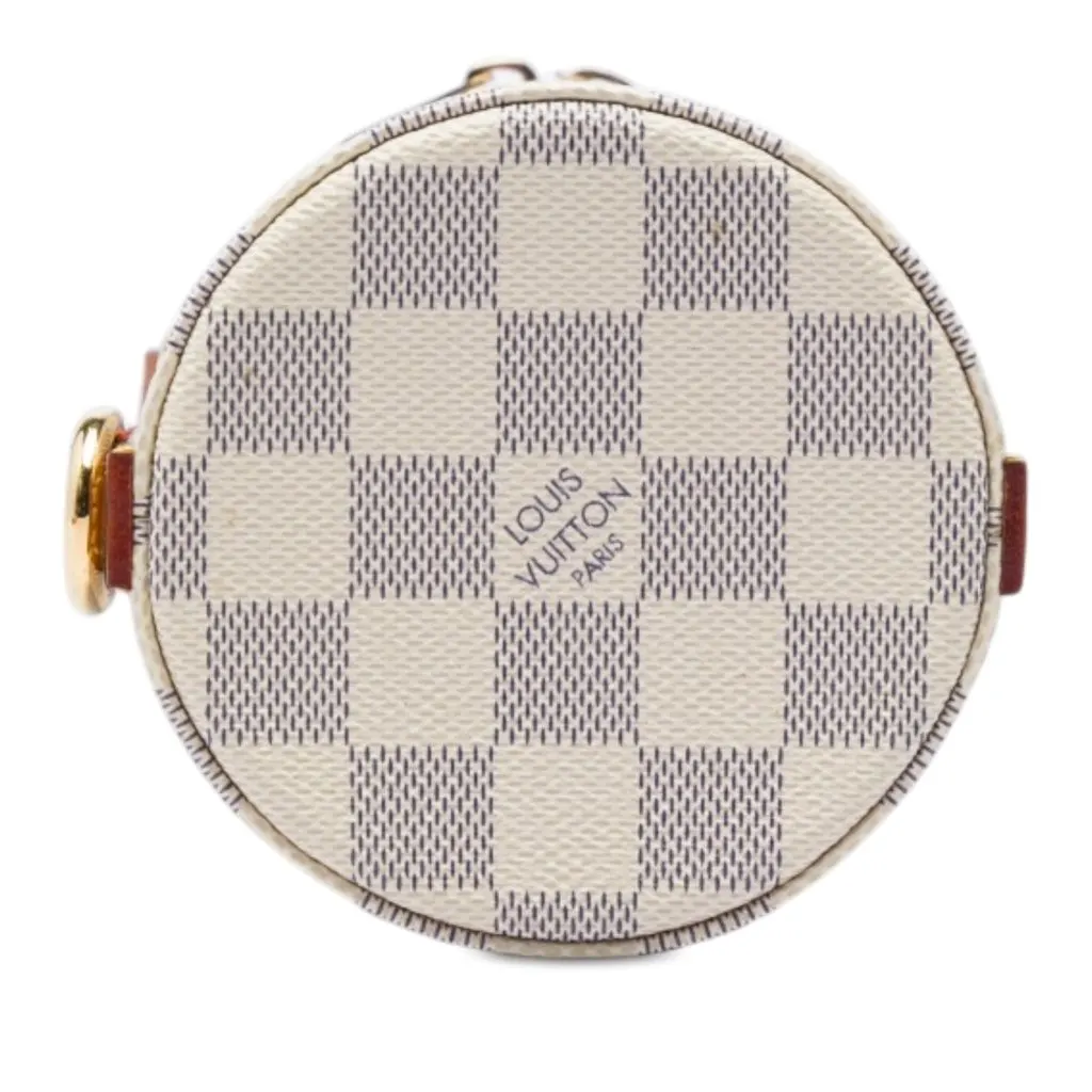 Louis Vuitton Damier Azur Bottle Holder White Very good - Inside View