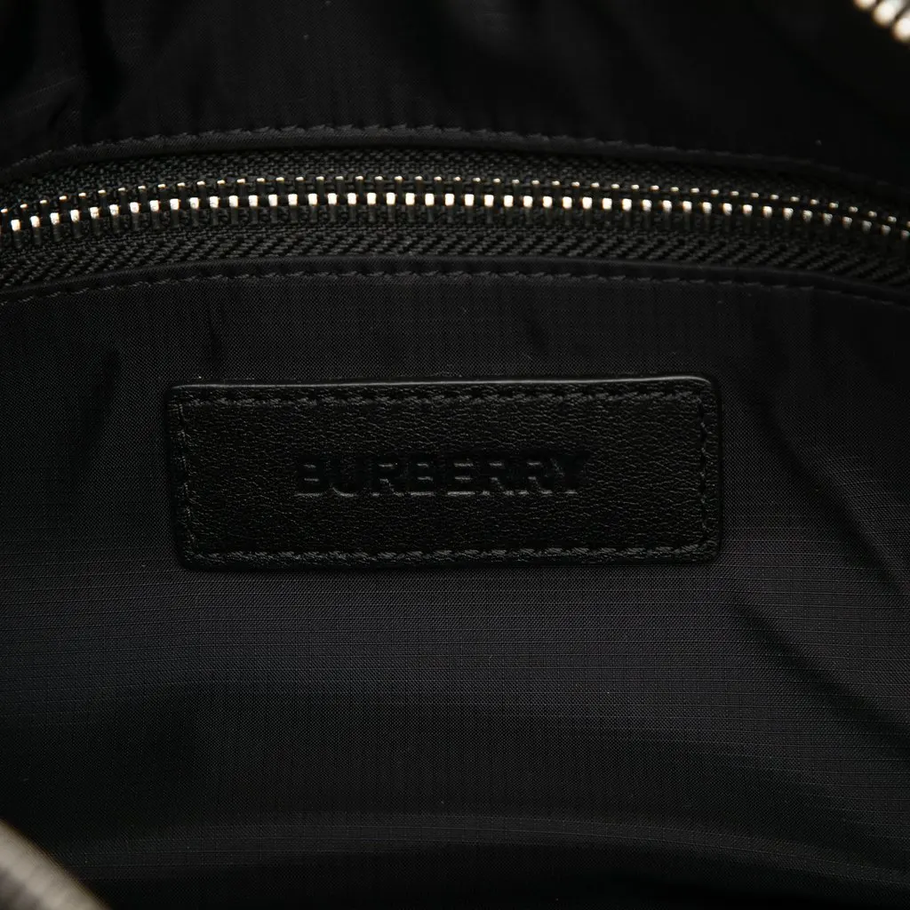 Burberry Nylon Logo Cannon Belt Bag Black Very good - Box View