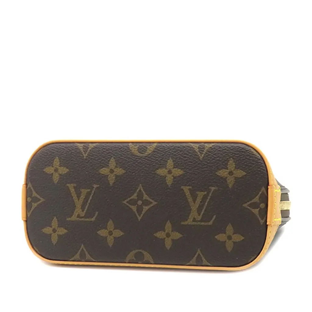 Louis Vuitton Monogram Christmas Animation Vivienne Candy Factory Nano Alma Brown Very good - Inside View