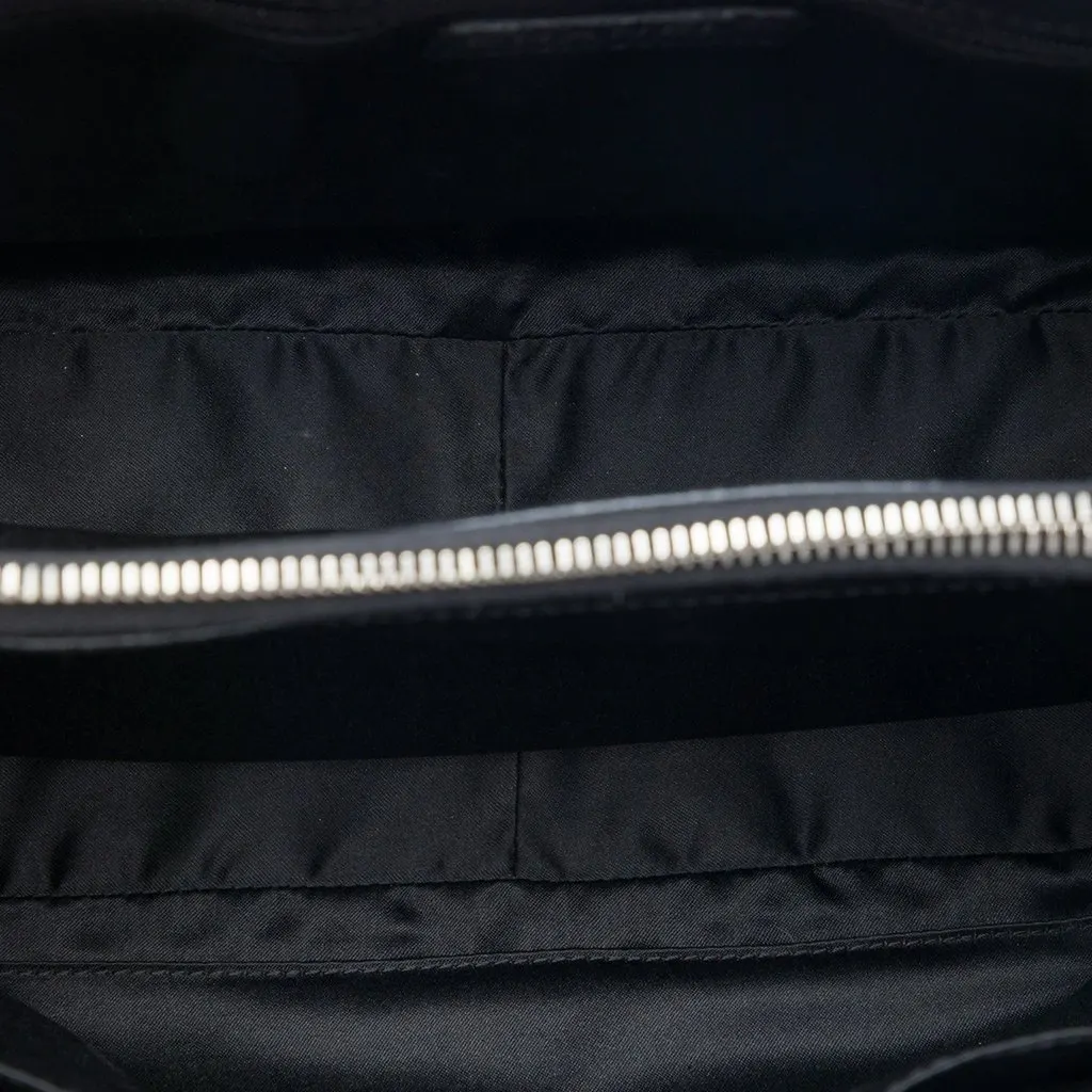 Chanel Caviar Grand Shopping Tote Black Leather Very good - Model View