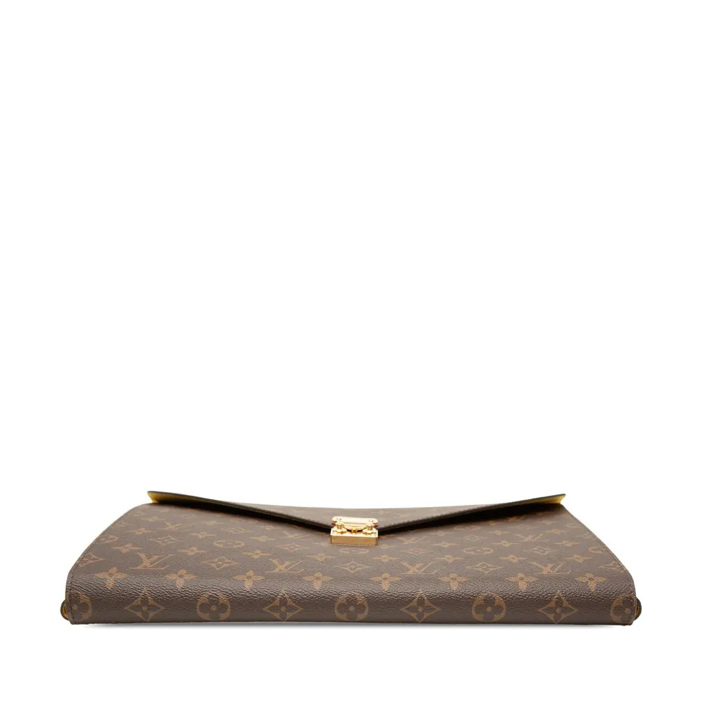Louis Vuitton Monogram Mark Folder Brown Very good - Inside View
