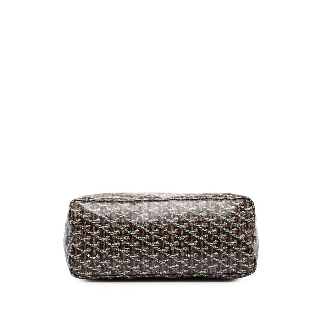 Goyard Goyardine Saint Louis PM Black Canvas Good - Inside View