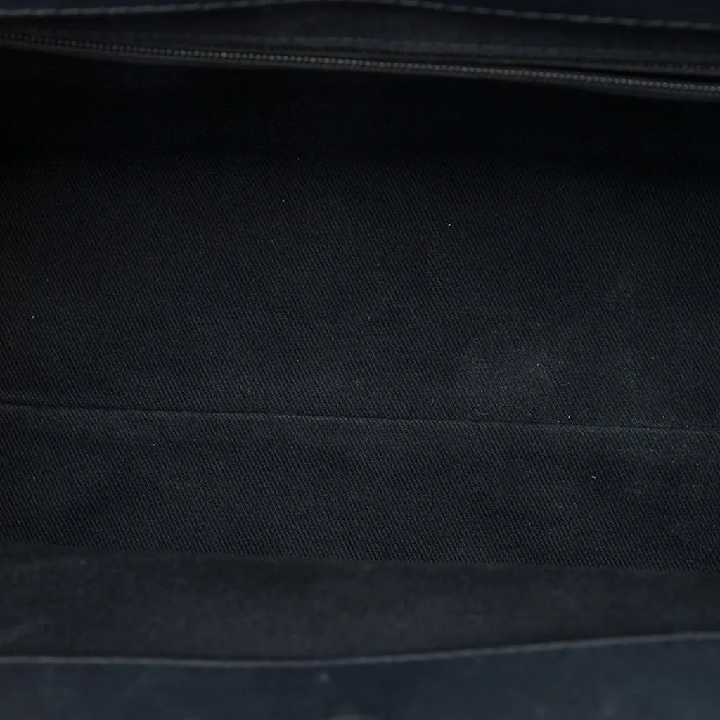 Chanel CC Patent Timeless Shopping Tote Black Leather Very good - Model View