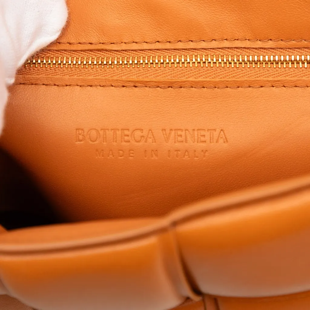 Bottega Veneta Nappa Intrecciato Padded Cassette Crossbody Orange Leather Very good - Box View