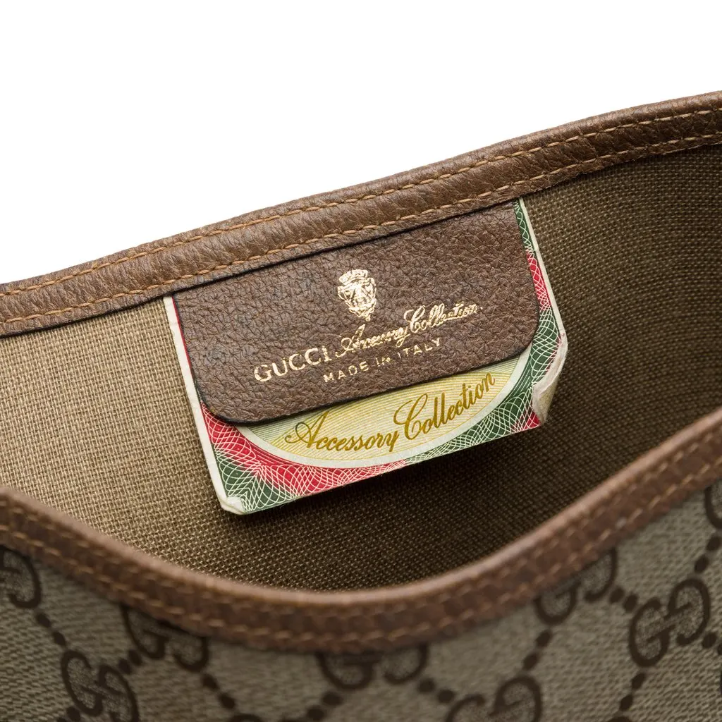 Gucci GG Supreme Web Tote Beige Canvas Very good - Box View