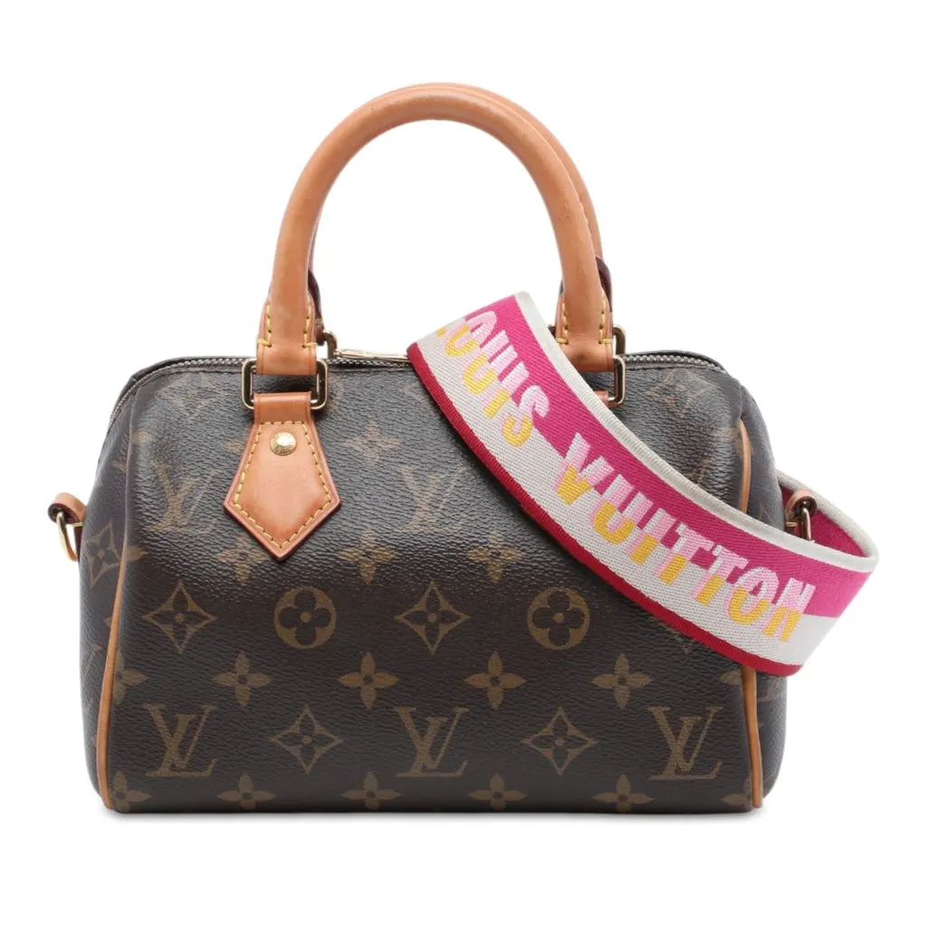 Louis Vuitton Monogram Speedy Bandouliere 20 Brown Very good - Front View