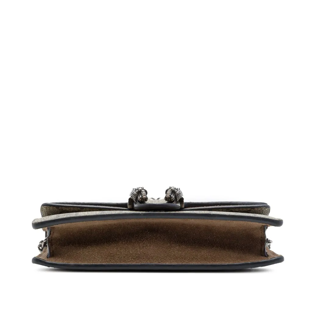 Gucci Mini GG Supreme Dionysus Crossbody Beige Very good - Inside View