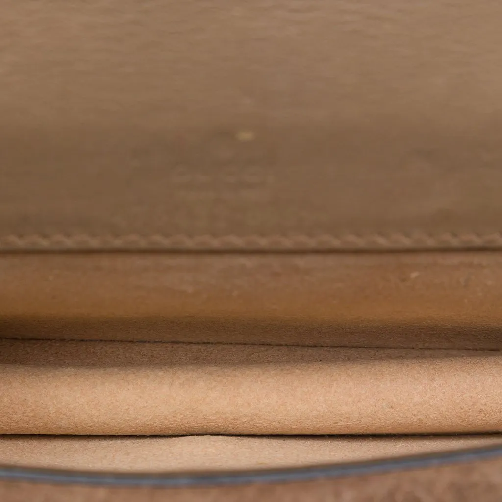 Gucci Mini GG Supreme Dionysus Crossbody Beige Very good - Model View