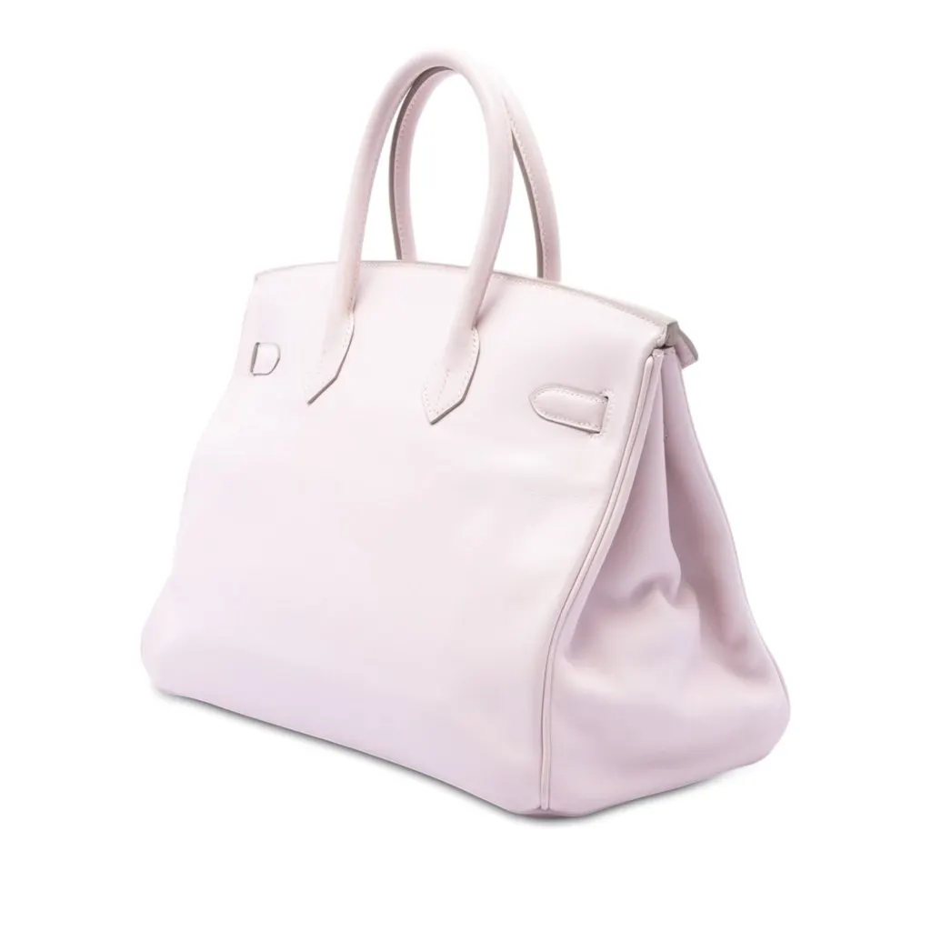 Hermès Swift Birkin Retourne 35 Pink Leather Very good - Back View