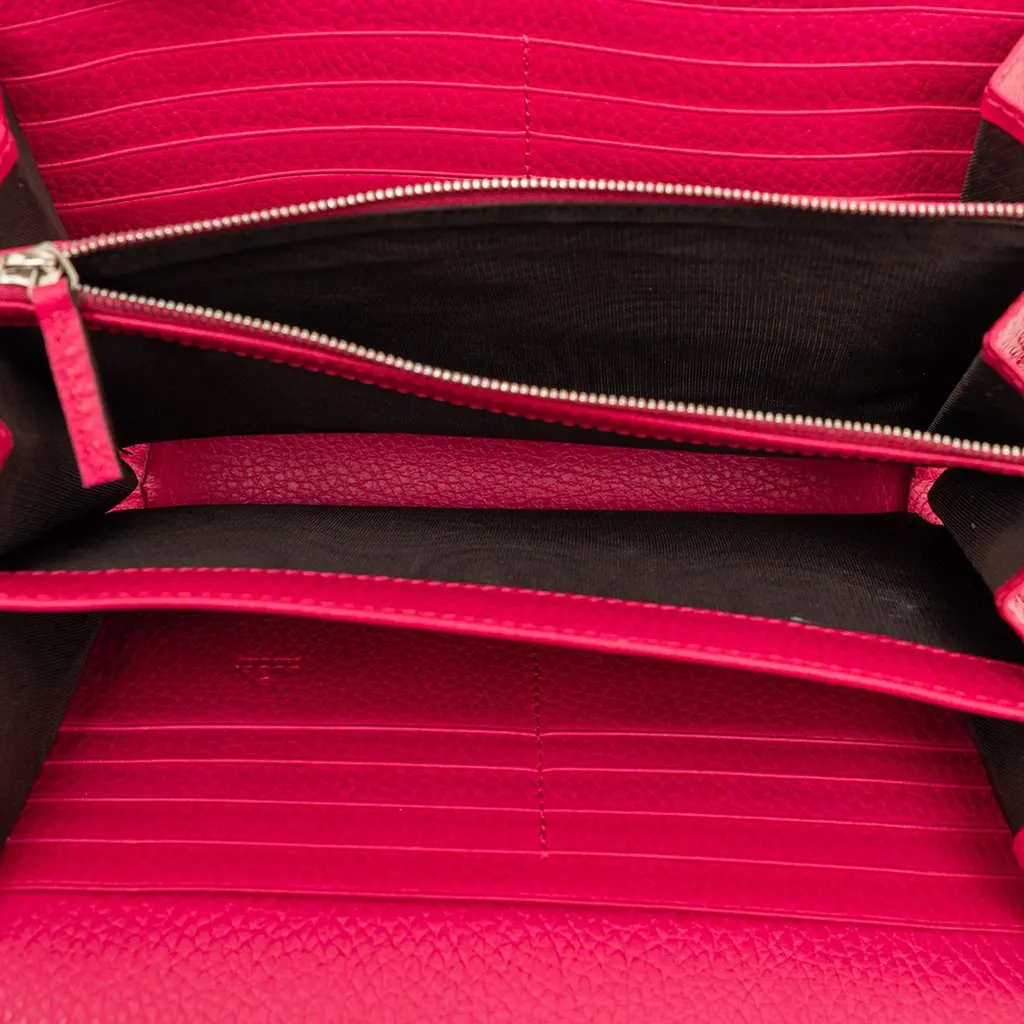 Gucci Calfskin Dionysus Wallet on Chain Pink Leather Very good - Model View