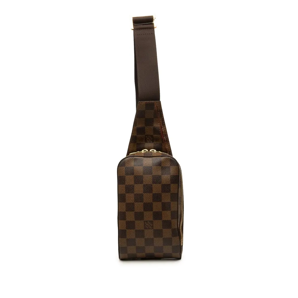 Louis Vuitton Damier Ebene Geronimos Brown Canvas Very good - Front View