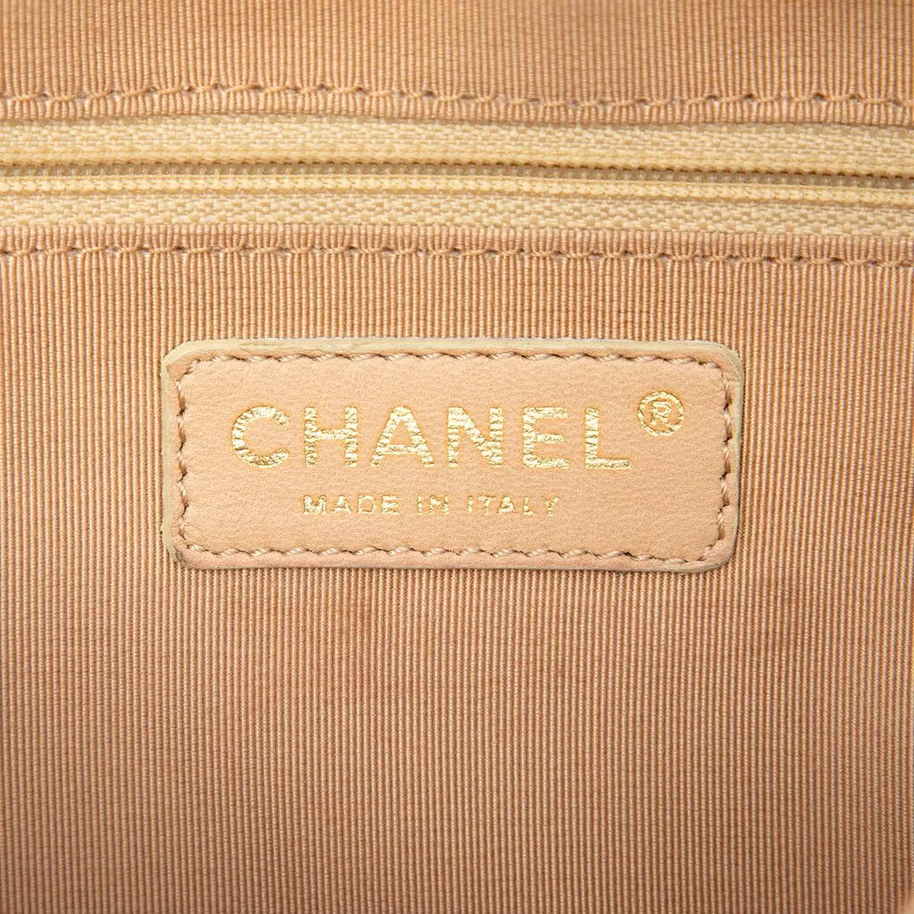 Chanel Petite Caviar Timeless Tote Beige Leather Very good - Box View