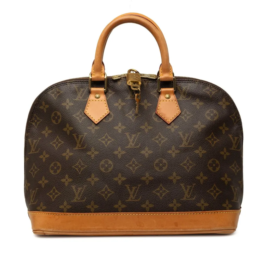 Louis Vuitton Monogram Alma PM Brown Good - Front View