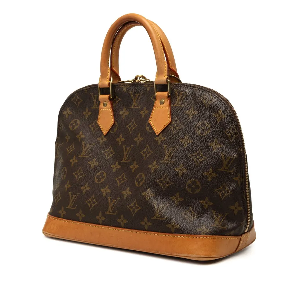 Louis Vuitton Monogram Alma PM Brown Good - Back View
