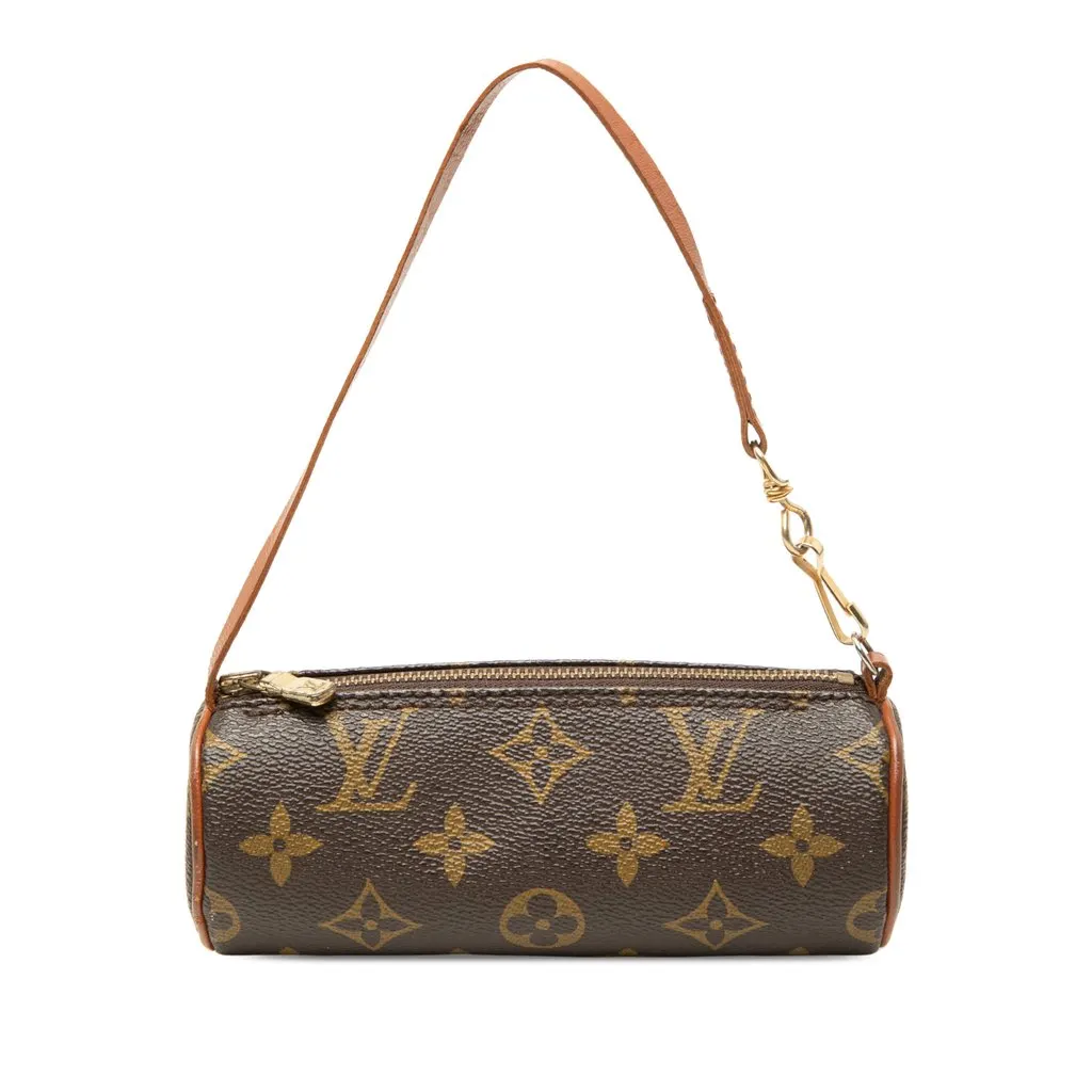 Louis Vuitton Monogram Papillon Pochette Brown Canvas Very good - Front View
