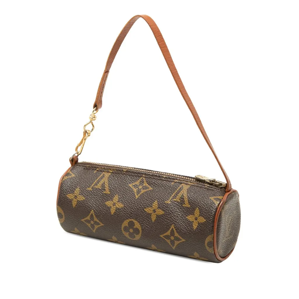 Louis Vuitton Monogram Papillon Pochette Brown Canvas Very good - Back View