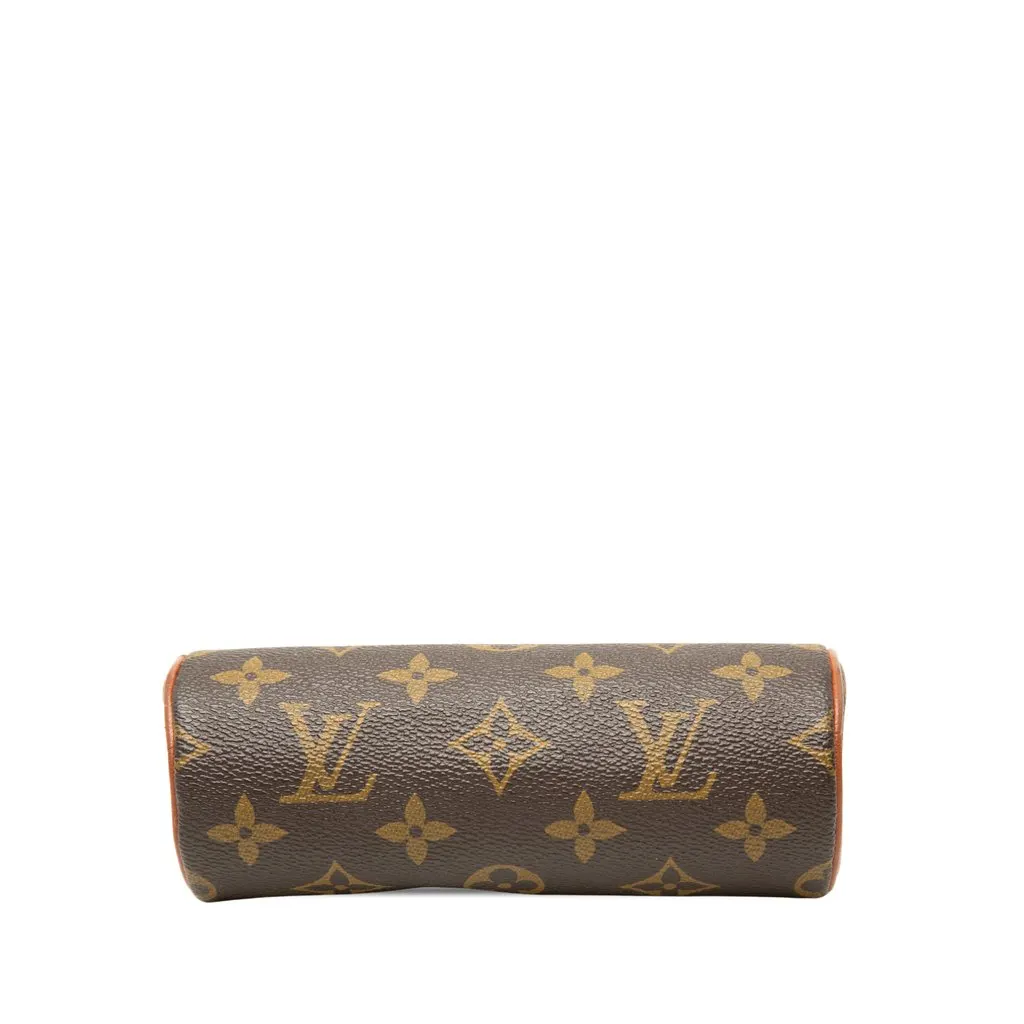 Louis Vuitton Monogram Papillon Pochette Brown Canvas Very good - Inside View