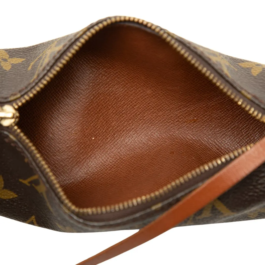 Louis Vuitton Monogram Papillon Pochette Brown Canvas Very good - Model View